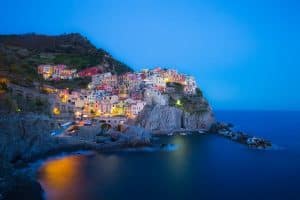 Manarola colorful houses