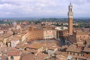 Siena city view
