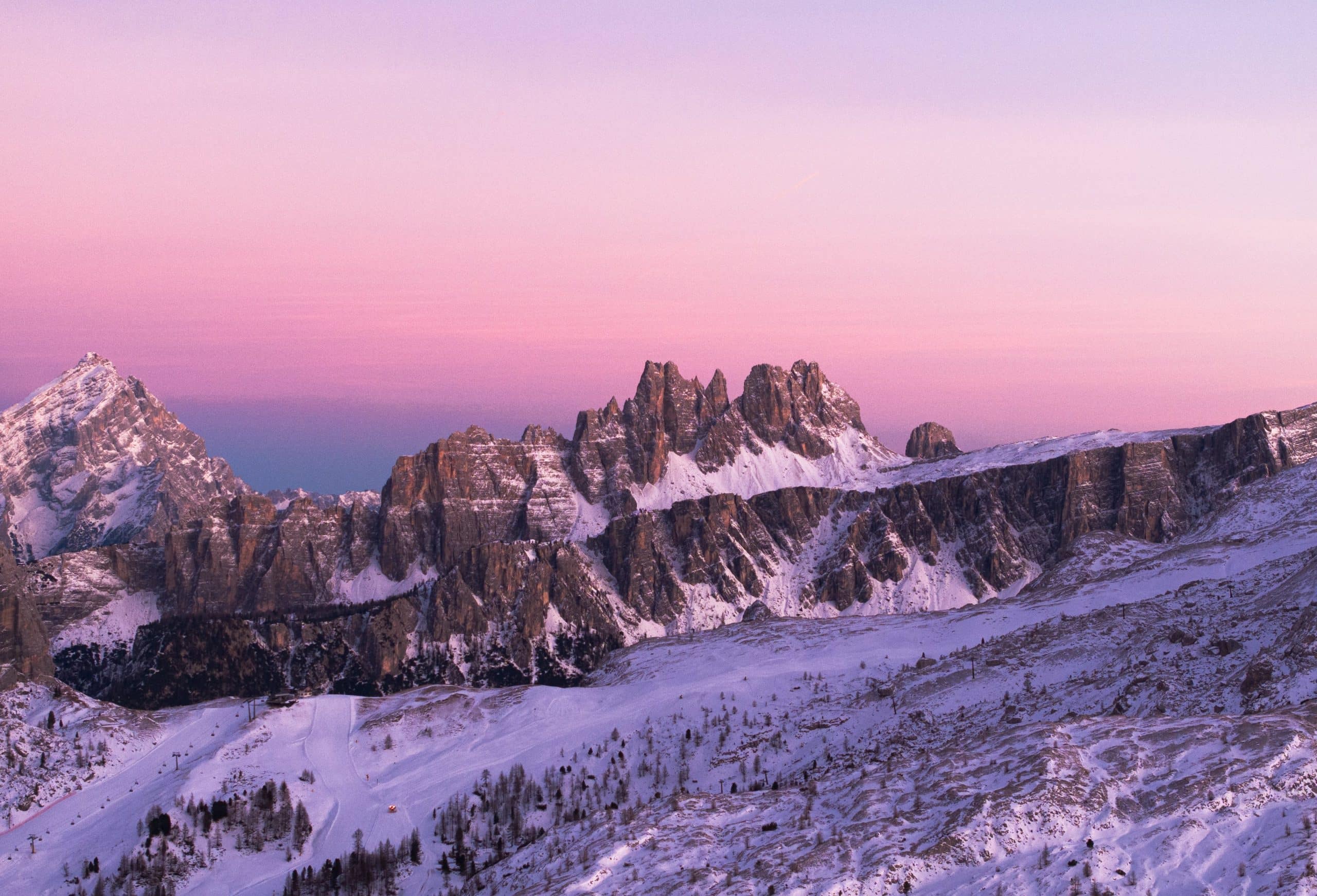 drone my life nugget montagne neige coucher soleil paysage