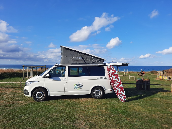 Plage de Sciotot dans la Manche, spot van en Normandie pour passer la nuit