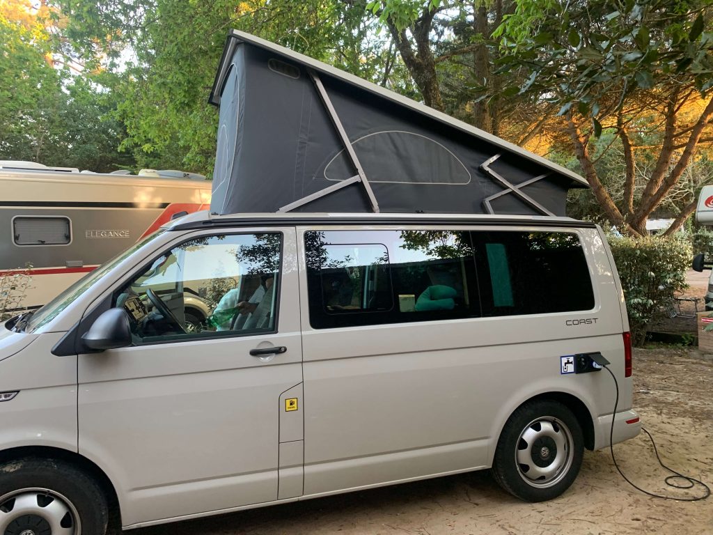 aire camping pays basque van