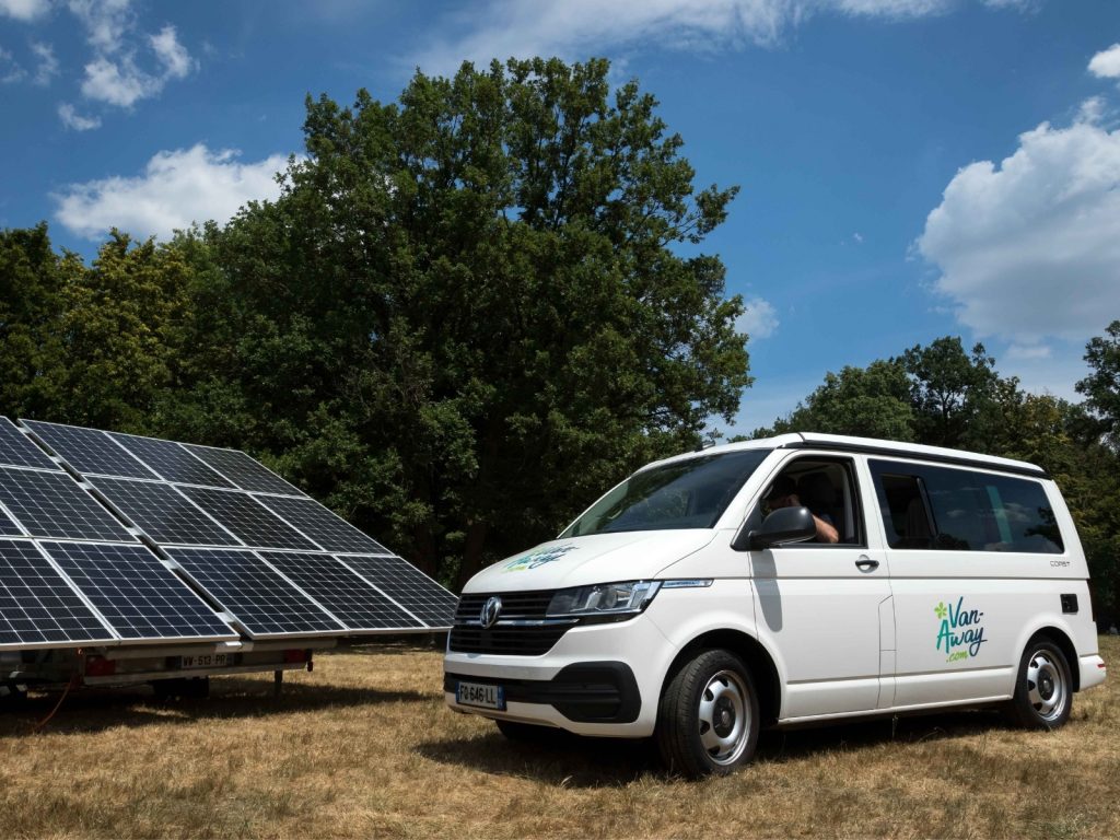 van amenage panneaux solaires