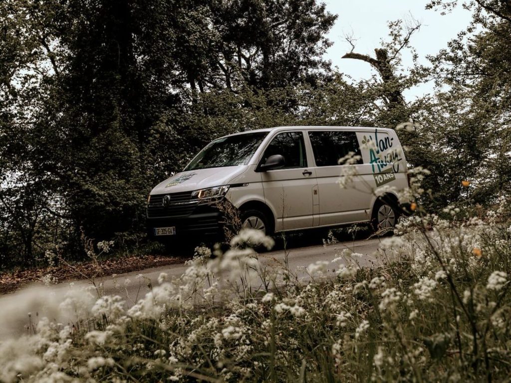 van route fleurs