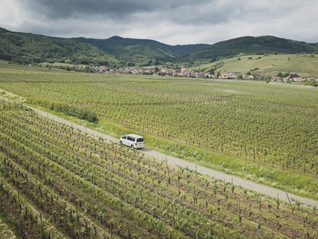 vignoble alsace fourgon amenage