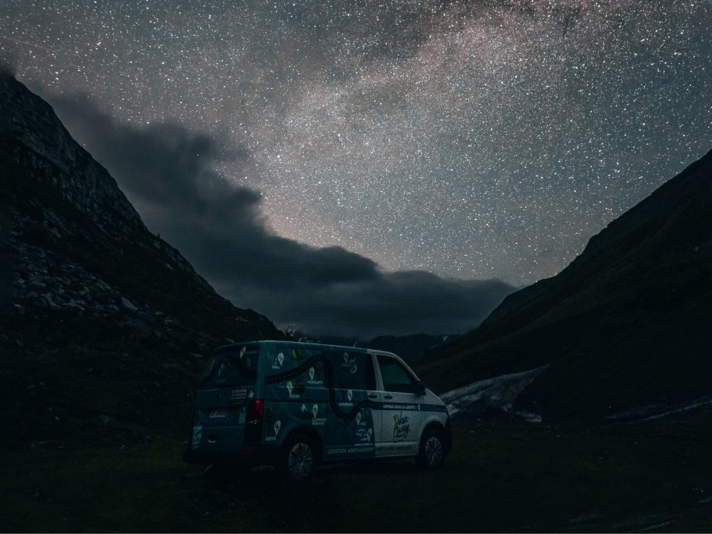 van amenage parc national ciel etoile