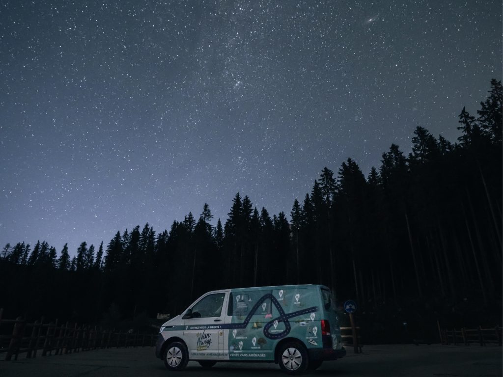 van amenage parc naturel regional nuit etoiles